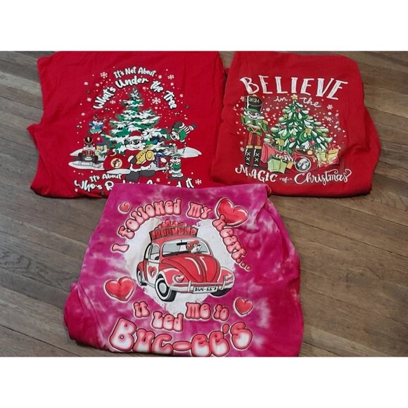 Buc-ee's "Bundle Of  14" Size Large All Holidays & Florida-Themed Graphic Tees - Picture 3 of 8